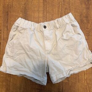 Bearbottom Mens Stretch Chino Shorts Khaki Tan 5.5 Inch Inseam Size L